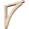 Ekena Millwork Thorton Block Smooth Bracket w/ Offset Brace, Douglas Fir, 5 1/2"W x 44"D x 44"H BKT0604X44X44THR05SDF - alternate 1